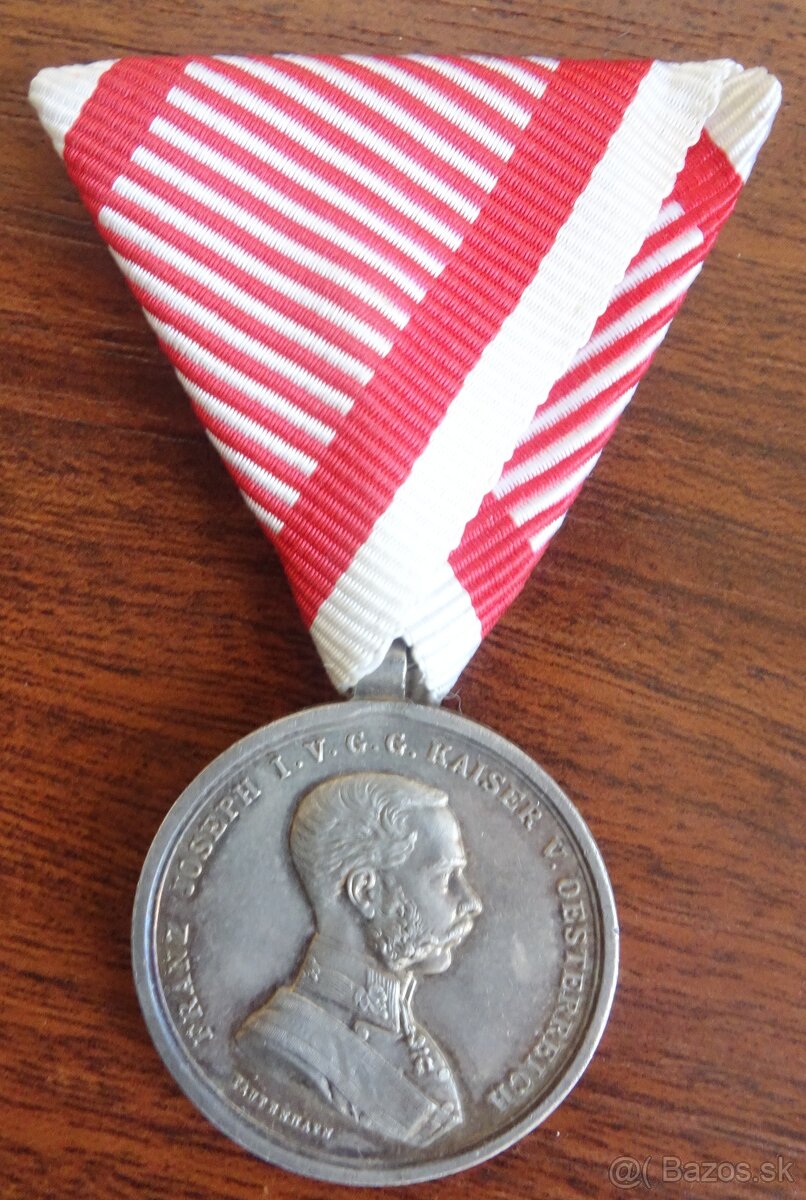 Medaila vyznamenanie Rakúsko-Uhorsko