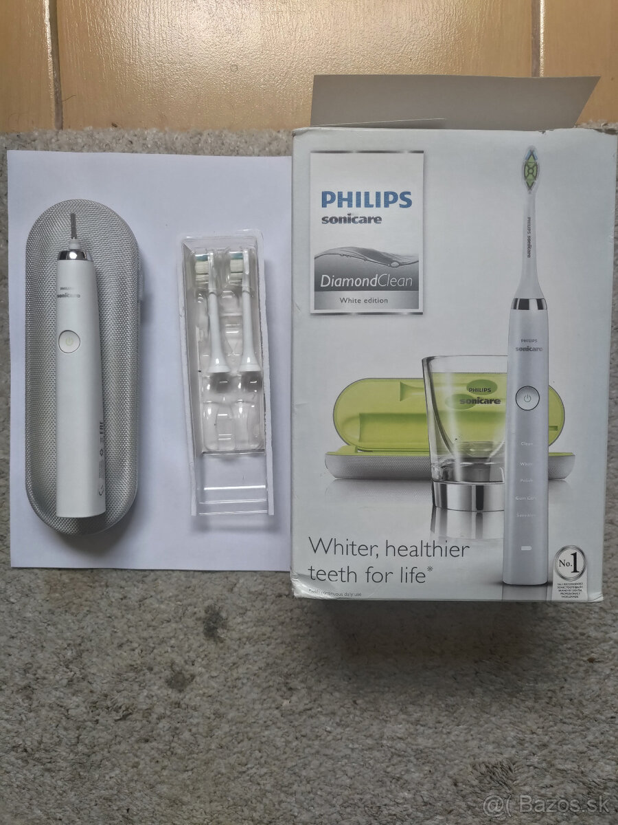 Elektrická zubná kefka Philips Sonicare DiamondClean, biela