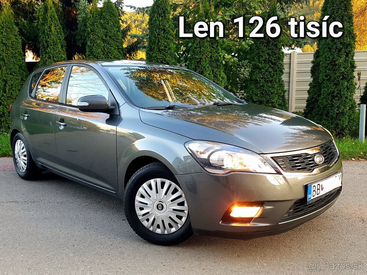 ✳️ Kia Ceed 1.4 Benzín 77kw ✳️ 2011 ✳️ Iba 126 tisíc KM