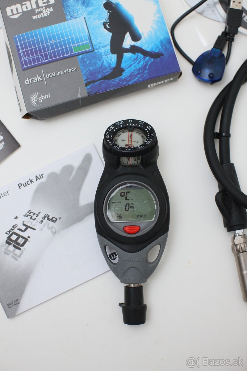 Mares Suunto Potapacsky pocitac kompas manometer