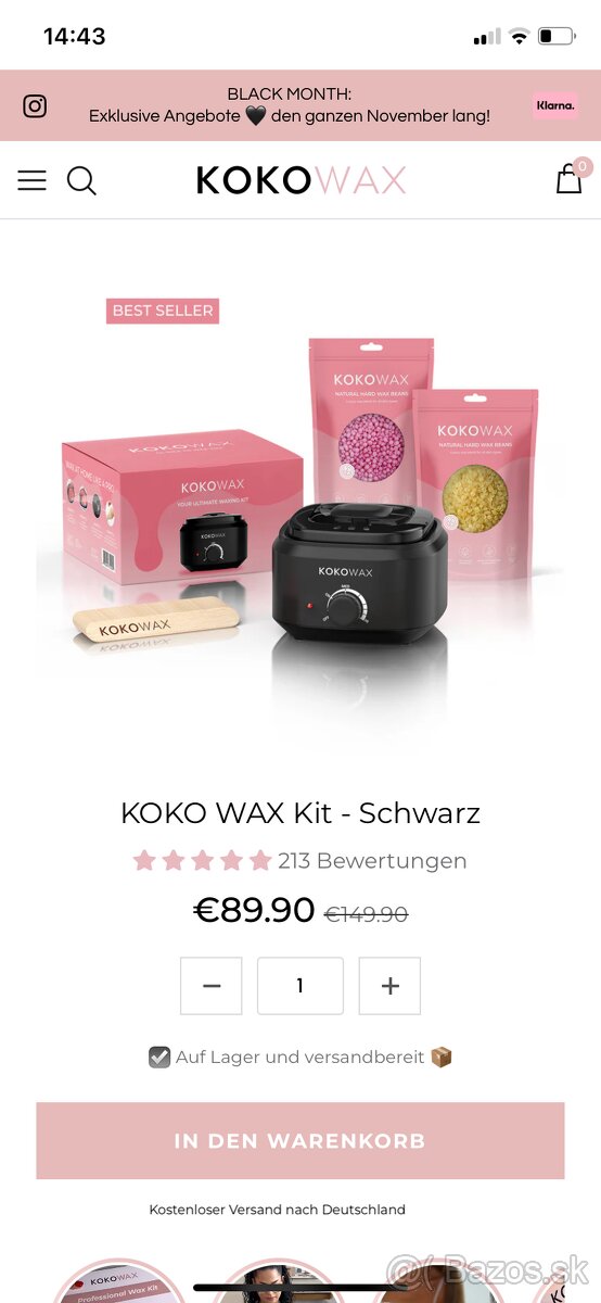 Ohrievač vosku KOKOWAX kit -