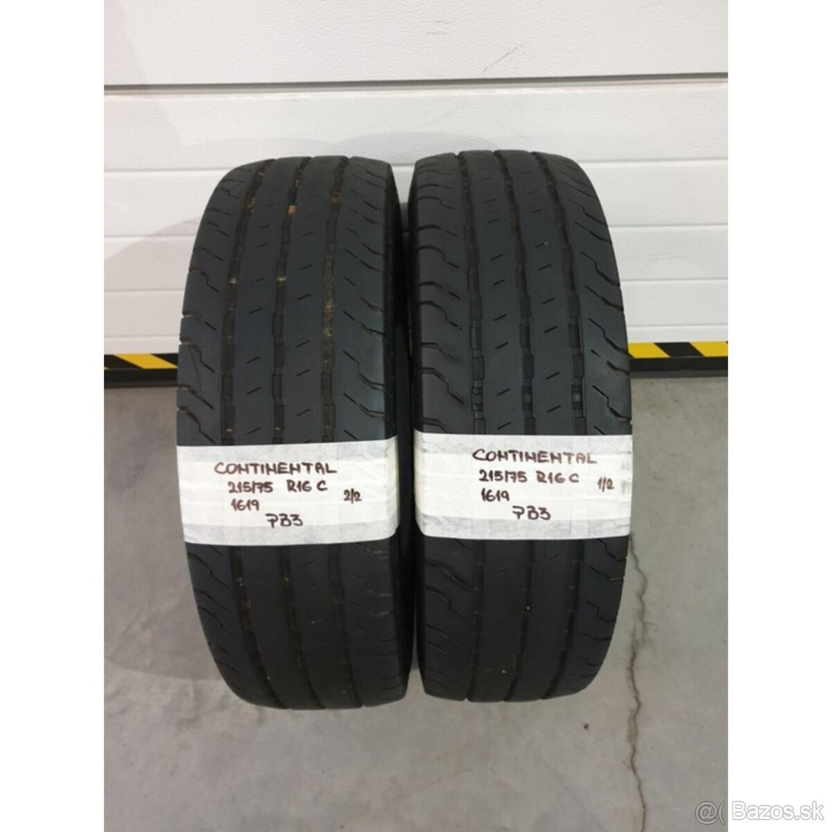 Dodávkové letné pneu 215/75 R16C CONTINENTAL DOT1619