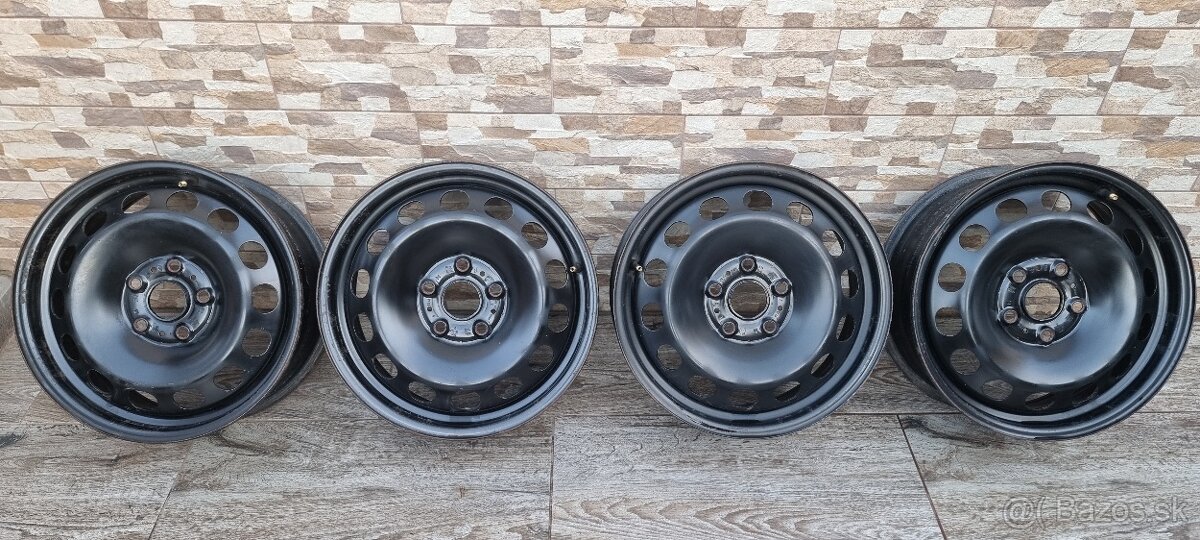 Predám plechove disky 5x112r16 et48 J6,orginal VW