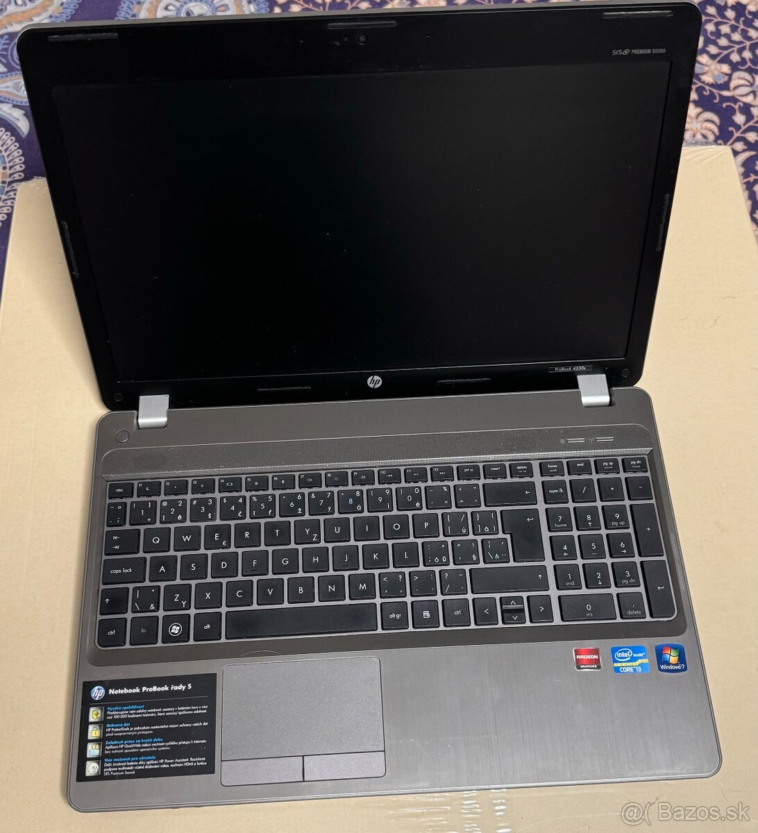 HP ProBook 4530s / CPU i3 / 6GB RAM / 256GB SSD