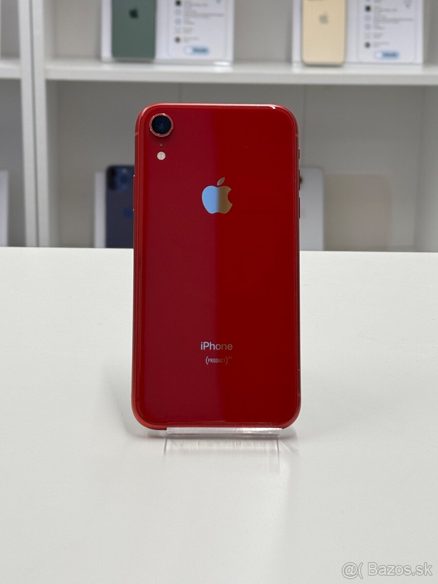 ZÁRUKA 1 ROK /  Apple iPhone XR 64GB Red, 100% ZDRAVIE