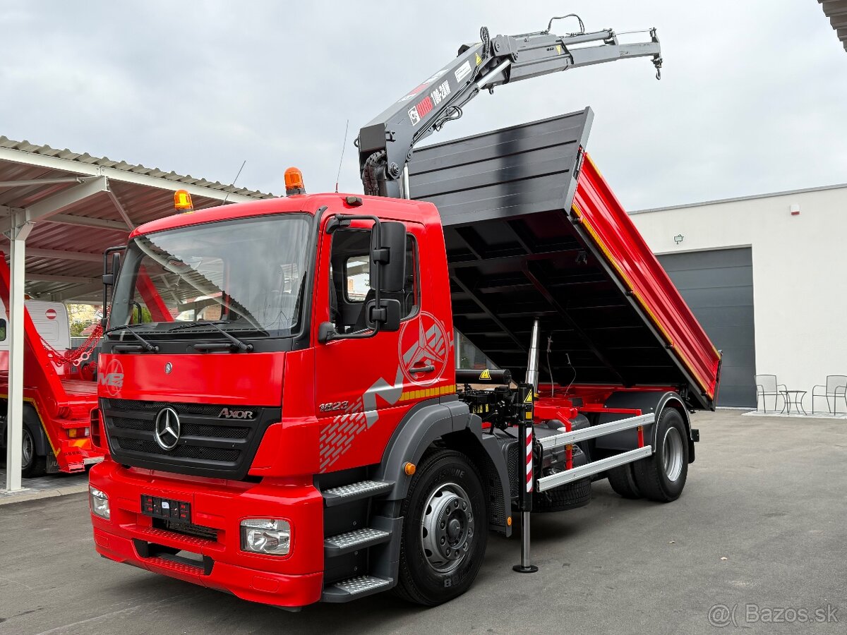 MERCEDES-BENZ AXOR 1823 VYKLÁPAČ S3 HYDRAULICKÁ RUKA