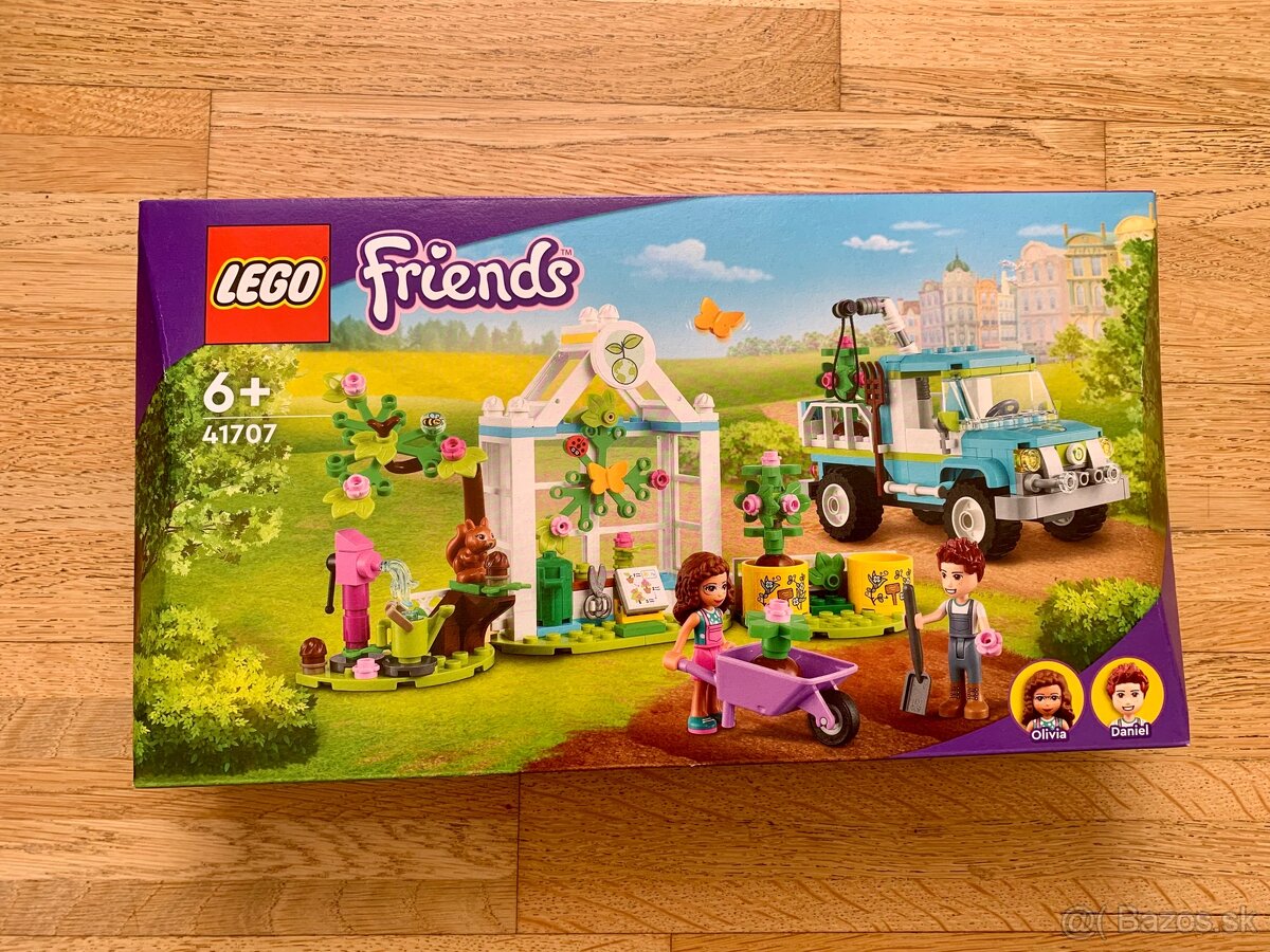 Nové Lego Friends 41707 - Auto na vysádzanie stromov