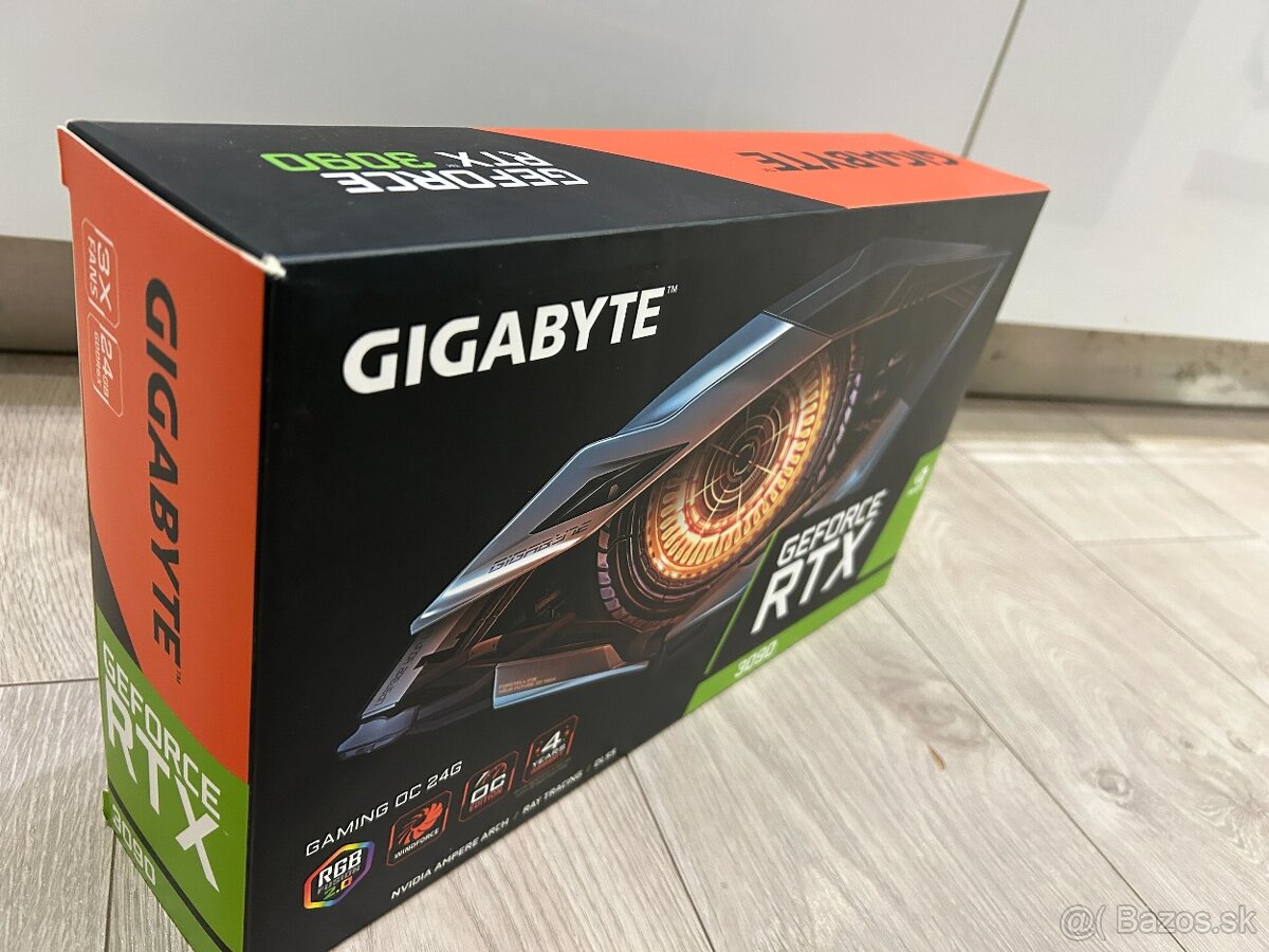 Nvidia GeForce RTX 3090 24GB Gigabyte Gaming OC