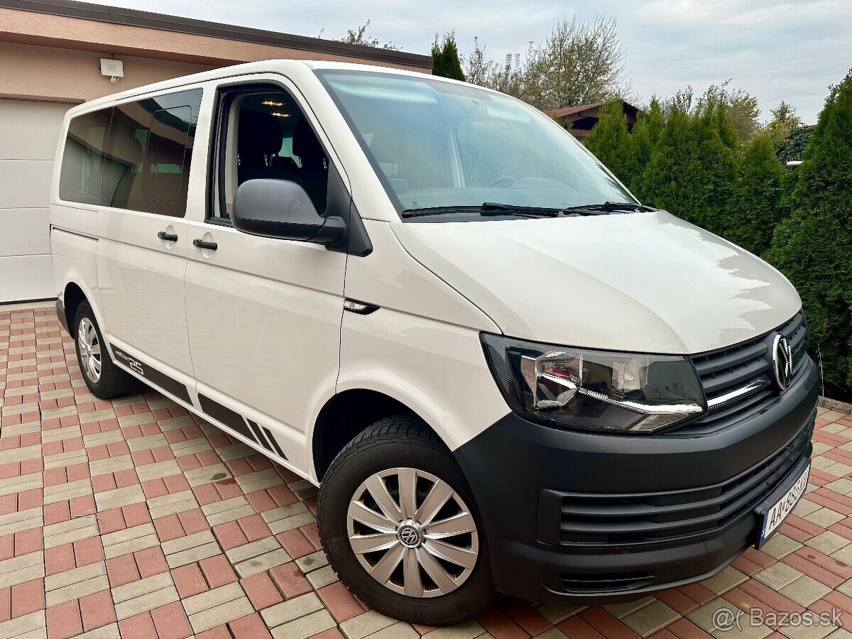 Vw Caravelle T6 9 miestná verzia. Odnímateľné ťažné zariaden