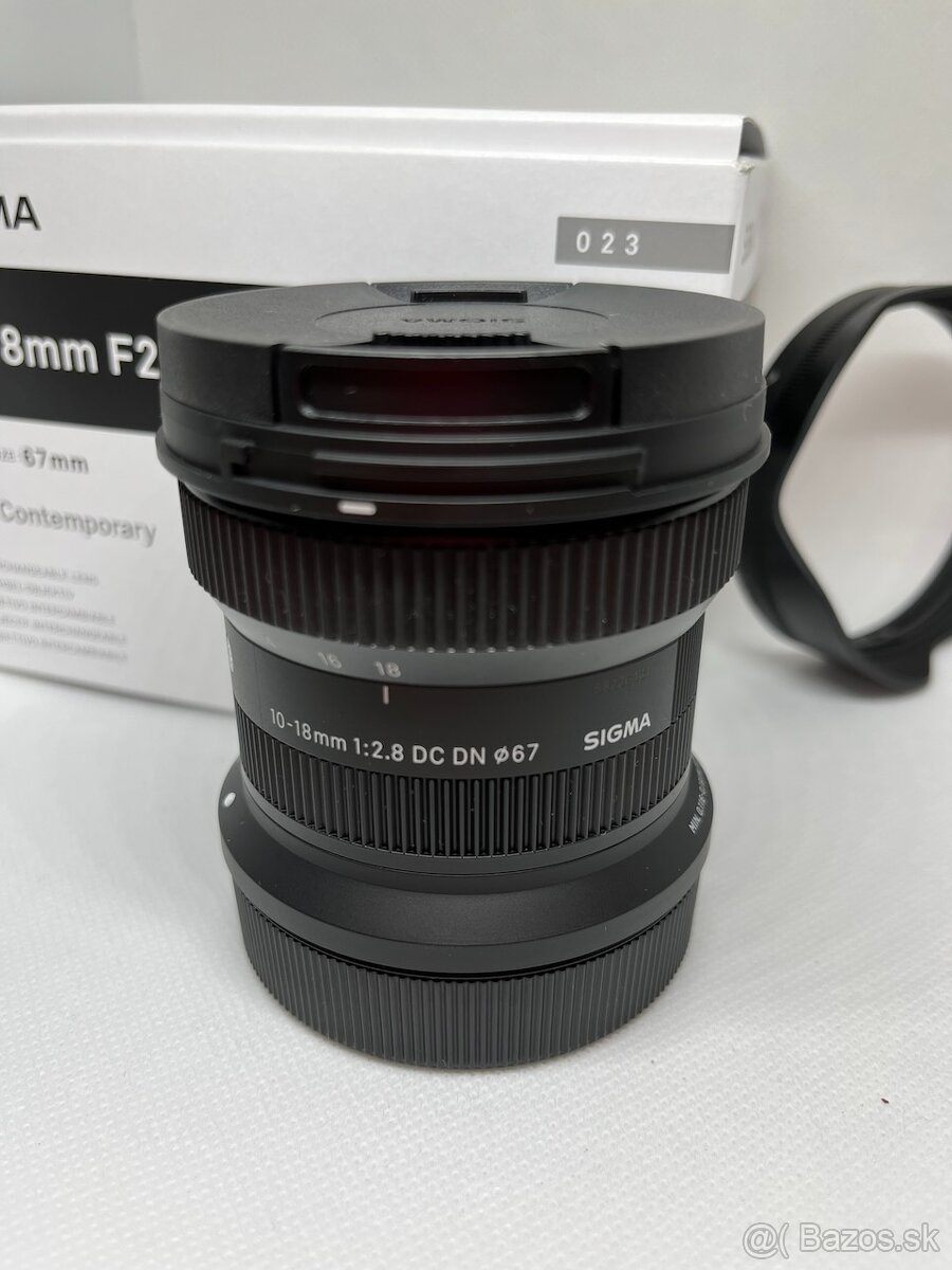 Sigma 10-18mm F2.8 DN pre Canon RF-S