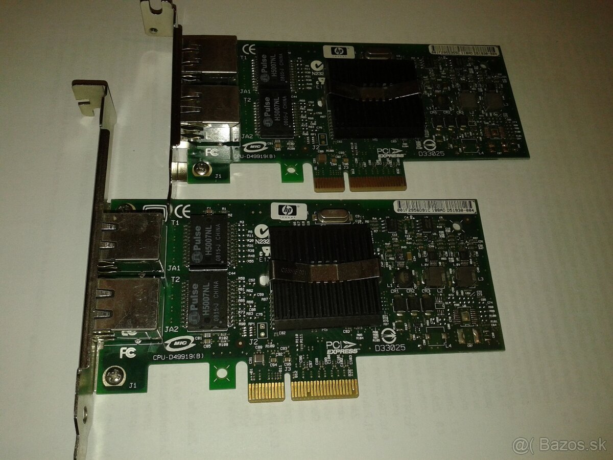 HP NC360T PCI Express Dual Port Gigabit Server Adapter