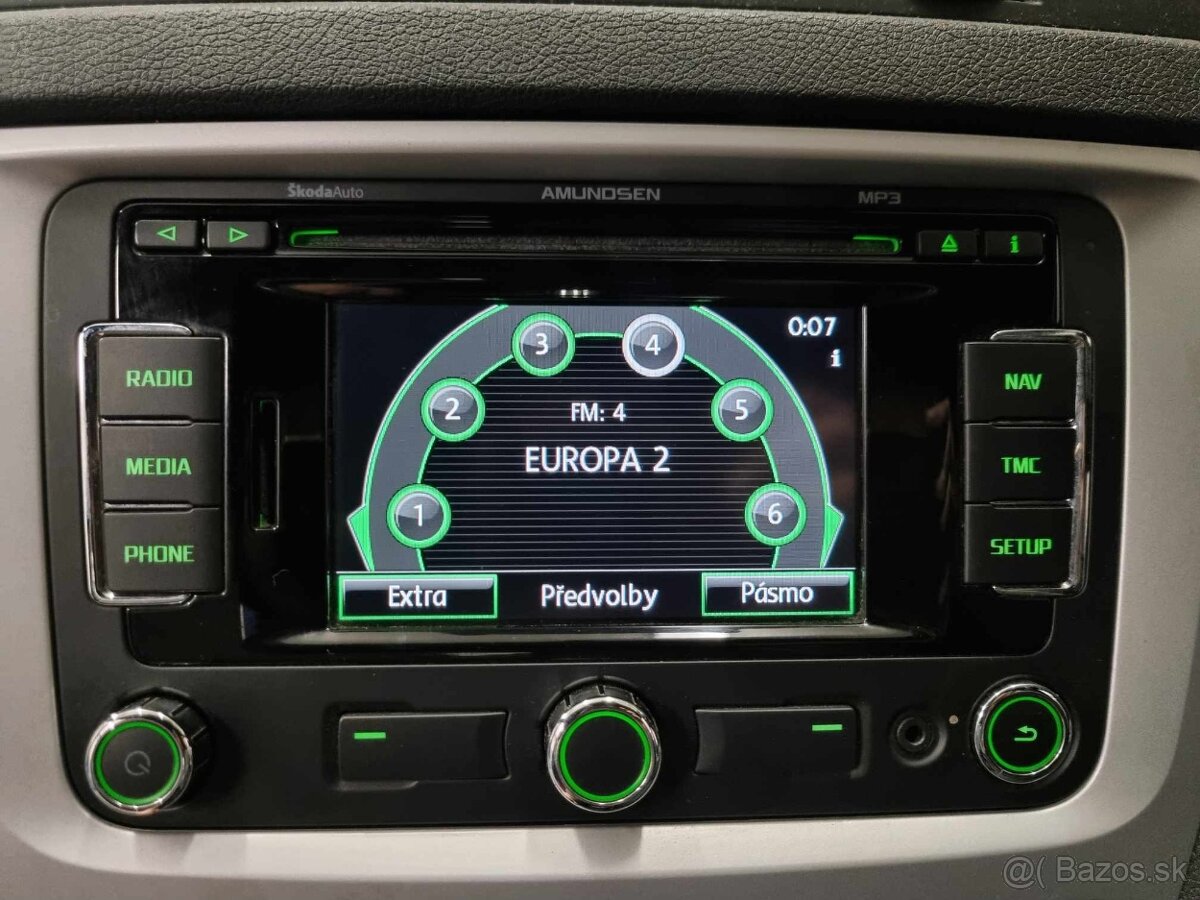 PREDAM AUTORADIO SKODA AMUNDSEN dotykové s GP