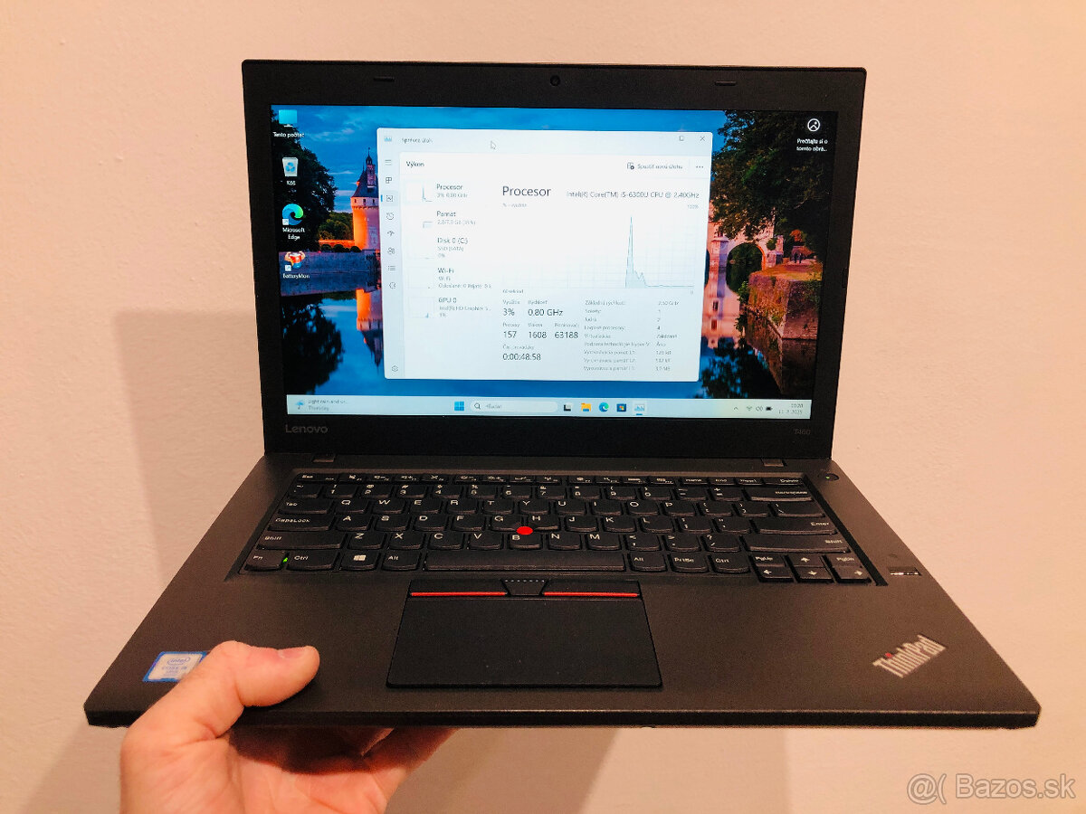 Lenovo Thinkpad T460 8GB RAM/240GB SSD/W11