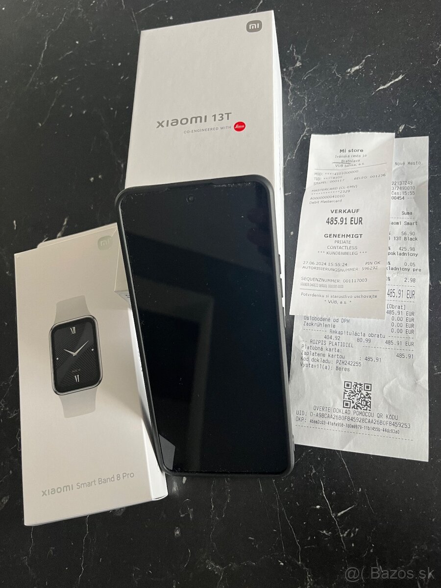 Xiaomi 13 T black , Smart Band 8