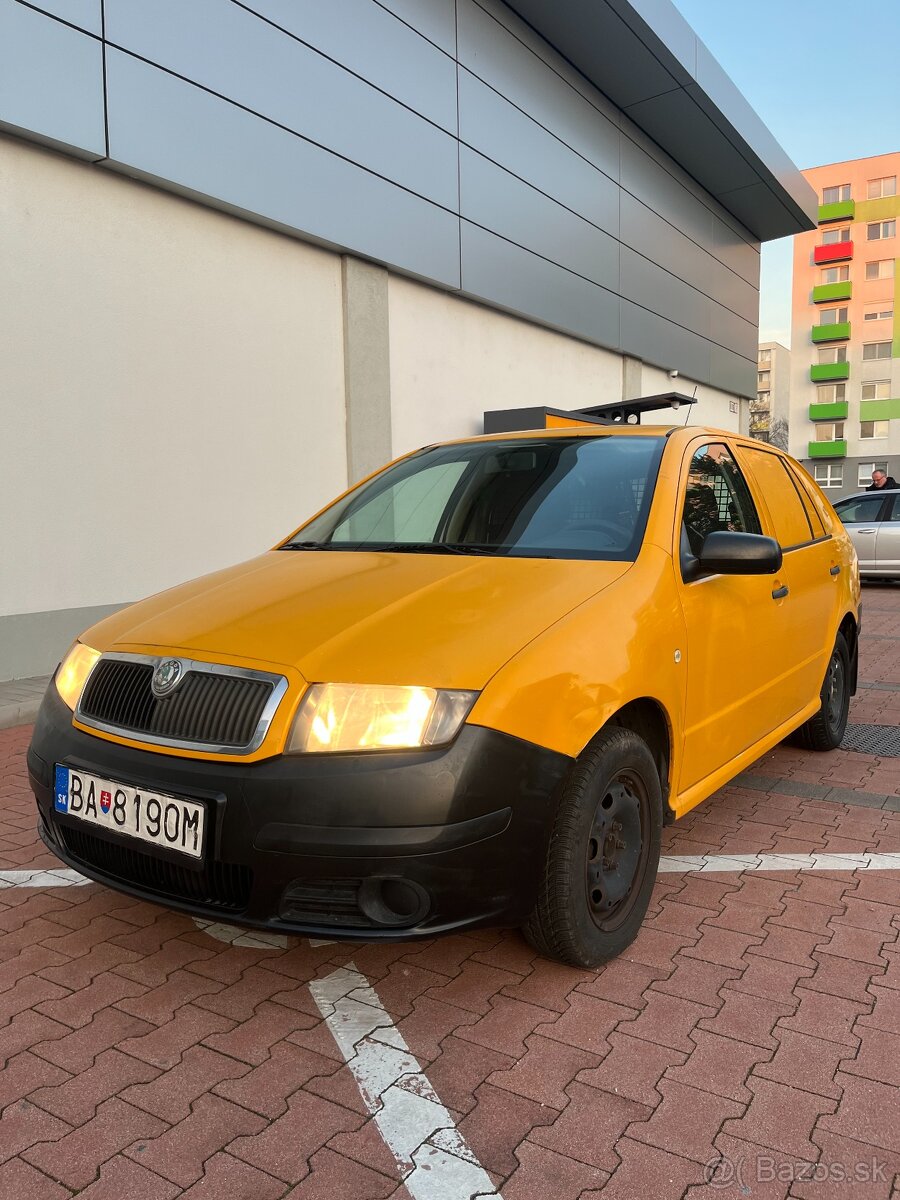 SKODA Fabia Praktik 1.2 HTP, NOVA EMISNA + STK, rozvoz jedla