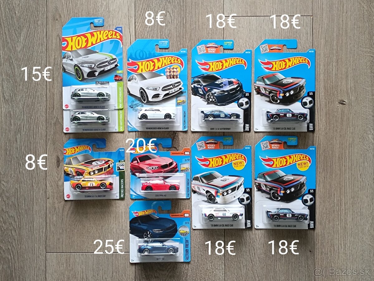 Hotwheels BMW / Mercedes MiX