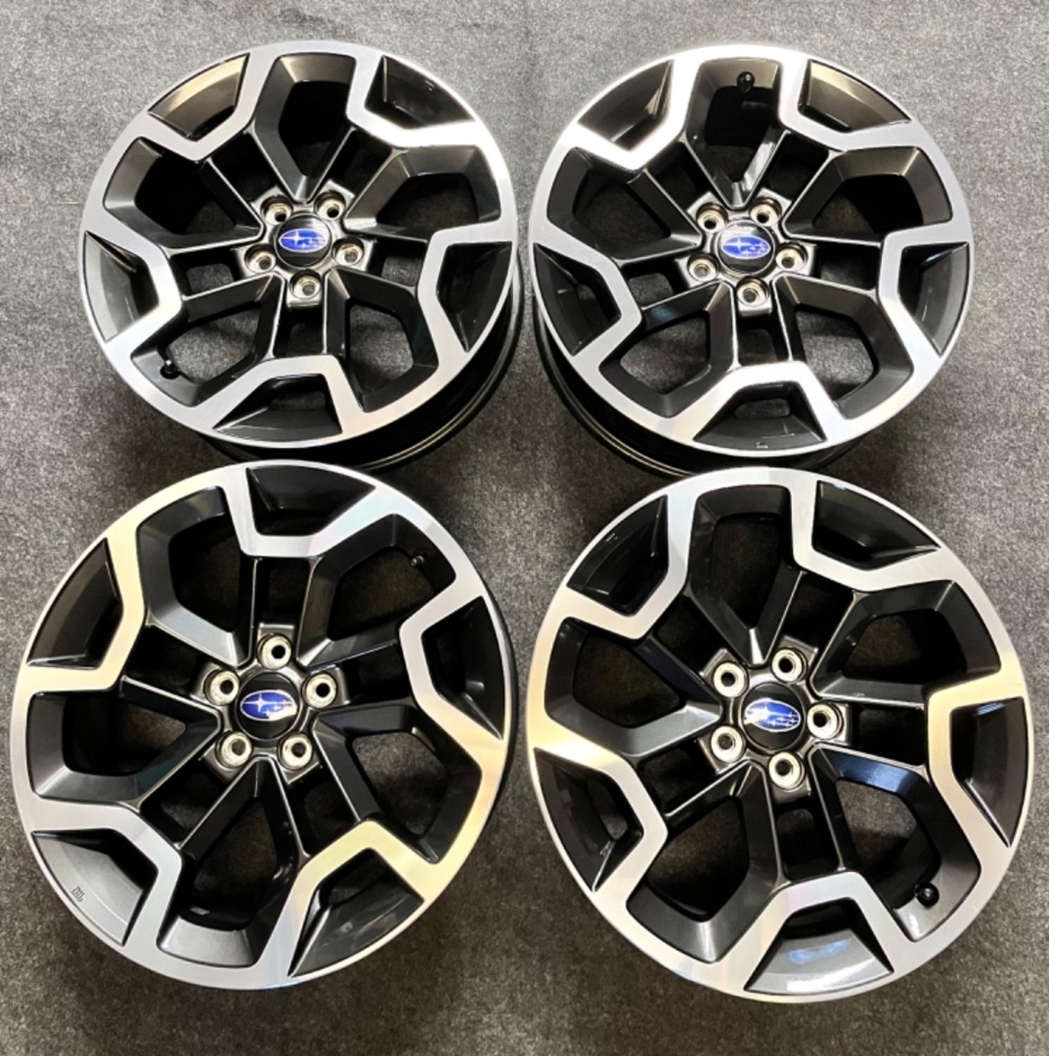 5x100 R17 ORIGINÁL alu disky Subaru XV Crosstrek - TOP STAV