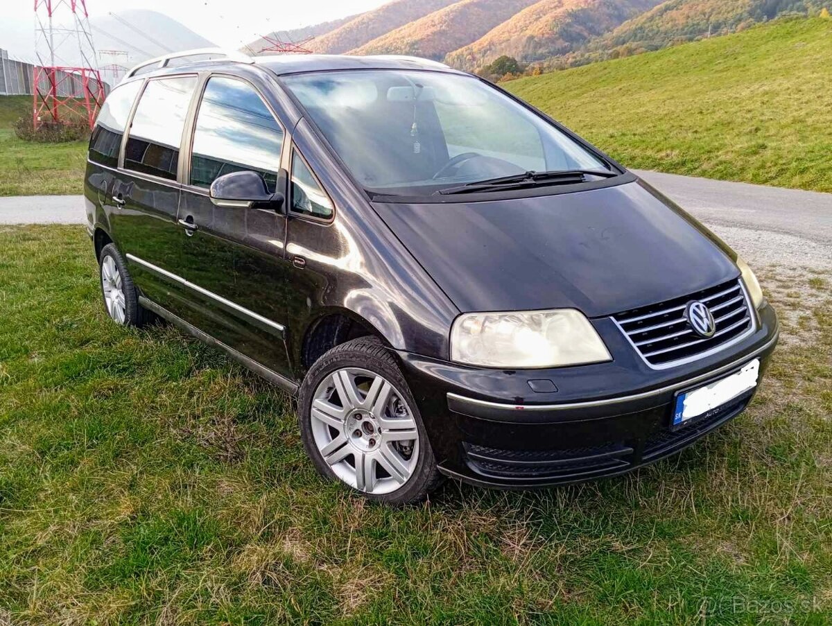 Predam vw sharan 1.9TD 85kw 4x4 rok 2004 6miestne