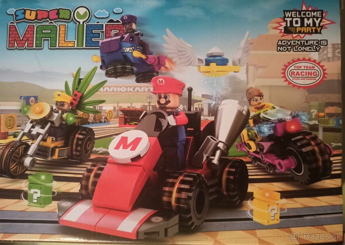 AKCIA  Stavebnica Lego Super Mário na formule alebo motorke