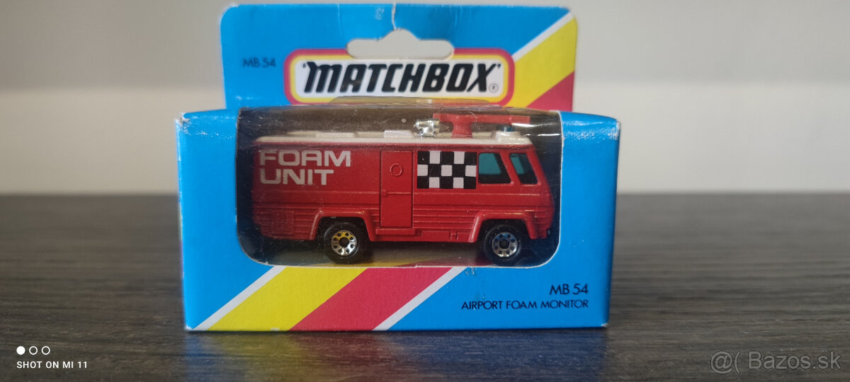 Matchbox Superfast MB 54 Airport Foam Monitor