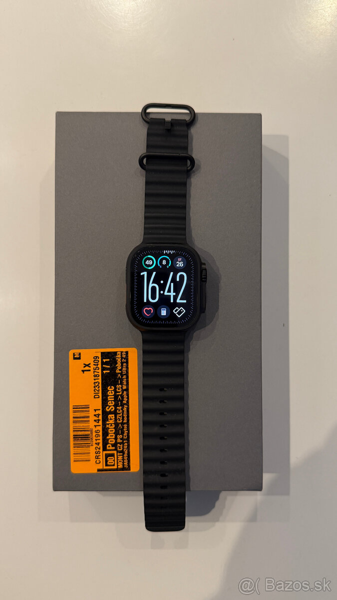 Apple WATCH ULTRA 2, 49mm, LTE, TOP, ZARUKA, BLACK