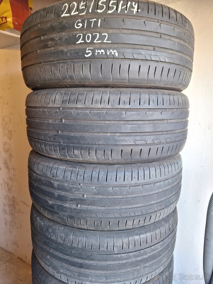 225/55R17 letné 4ks