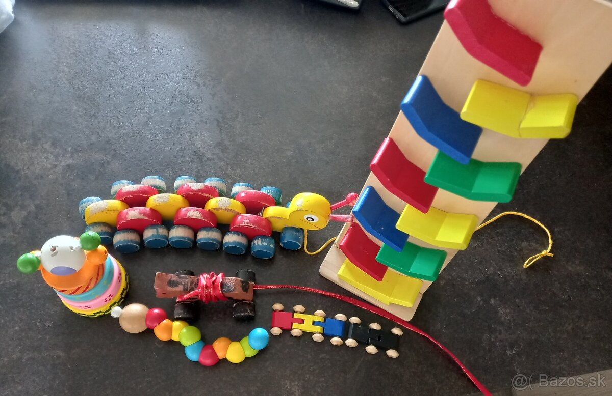 Drevene Montessori hracky 5ks