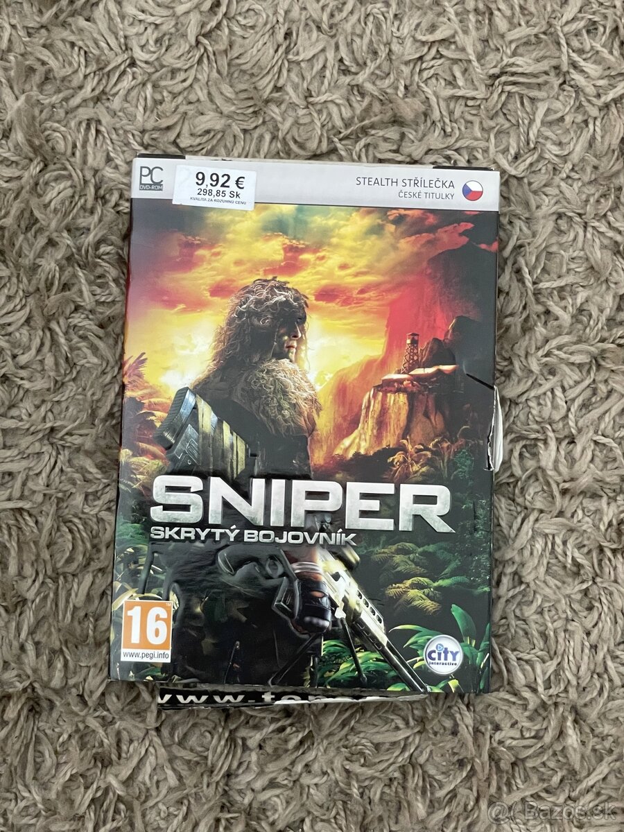 pc hra Sniper Skrytý Bojovník