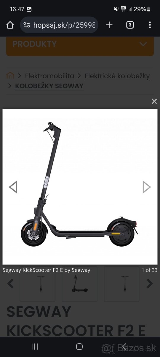 Ninebot  KickScooter F2 E by Segway