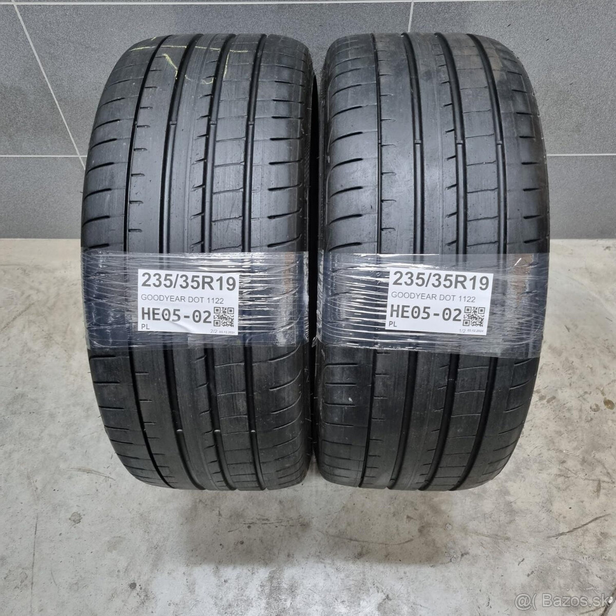 Letné pneumatiky 235/35 R19 GOODYEAR DOT1122