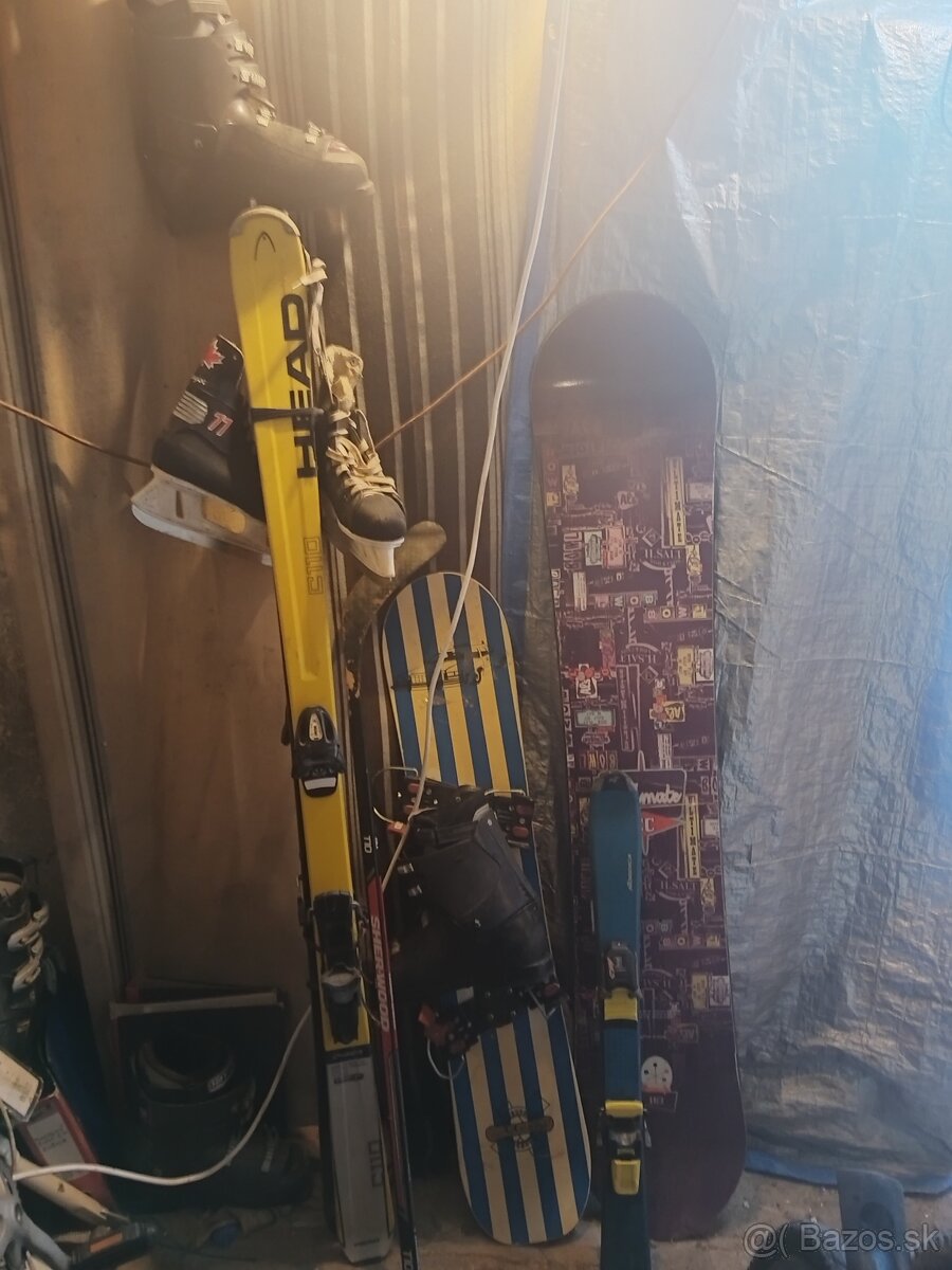 predám lyže,korčule,detský,snowboard,topánky