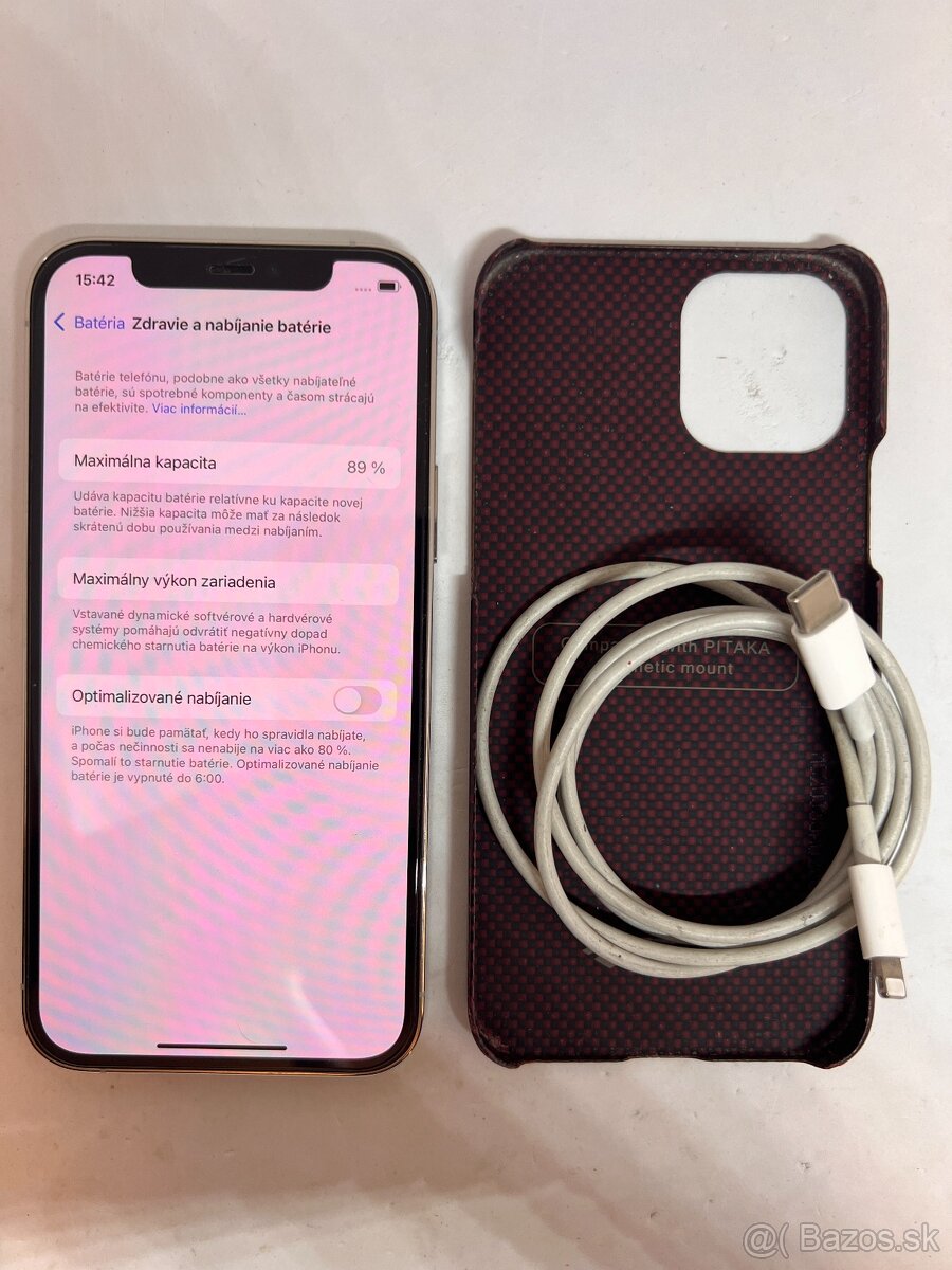 IPHONE 12 PRO SILVER 256GB ZÁRUKA - DOBRÝ STAV