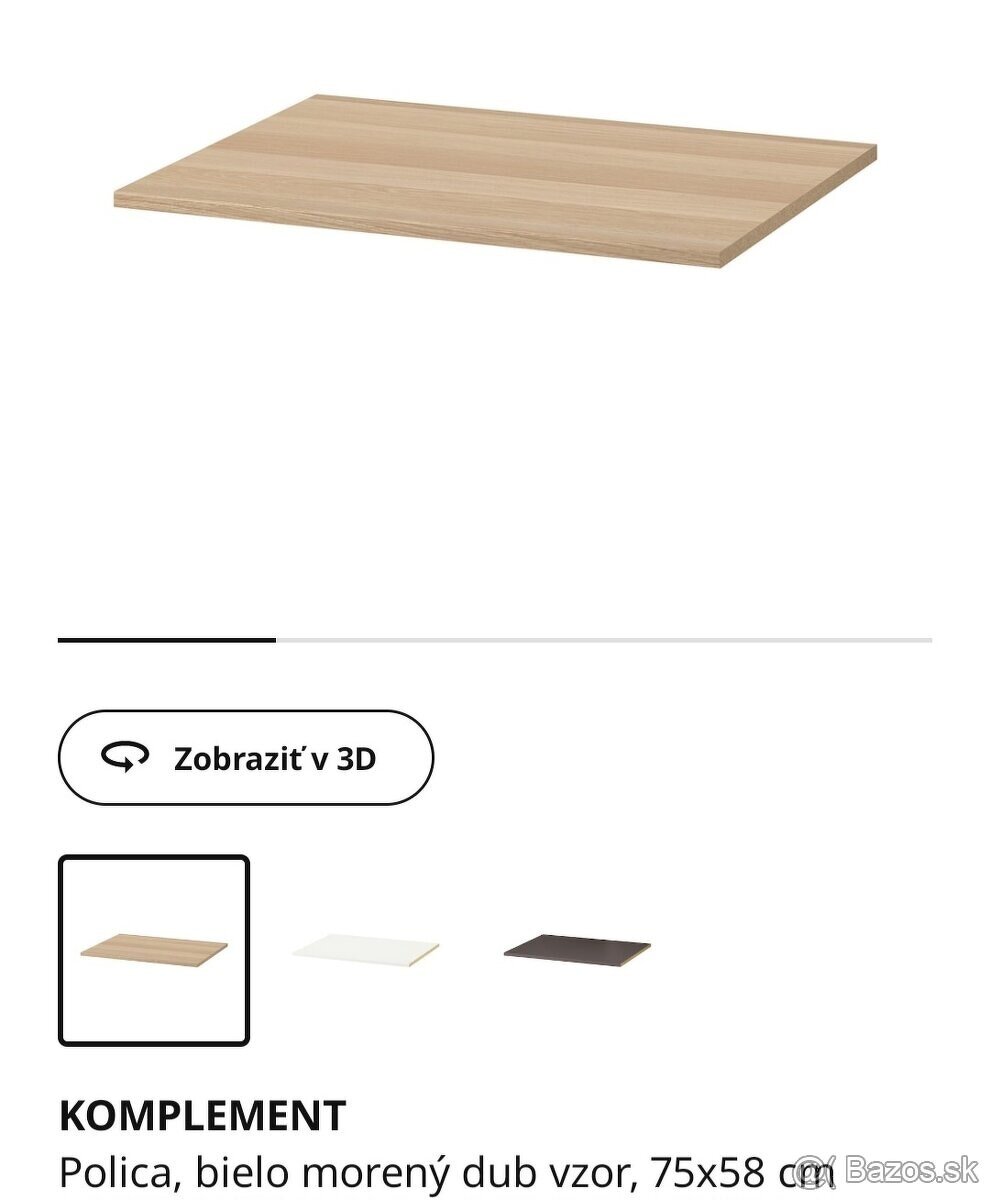 Polica Ikea Komplement