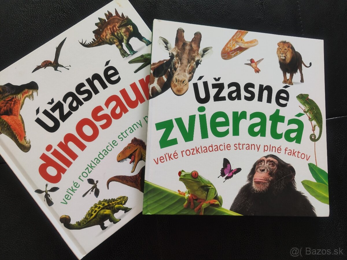Knihy Úžasné zvieratá + Úžasné dinosaury
