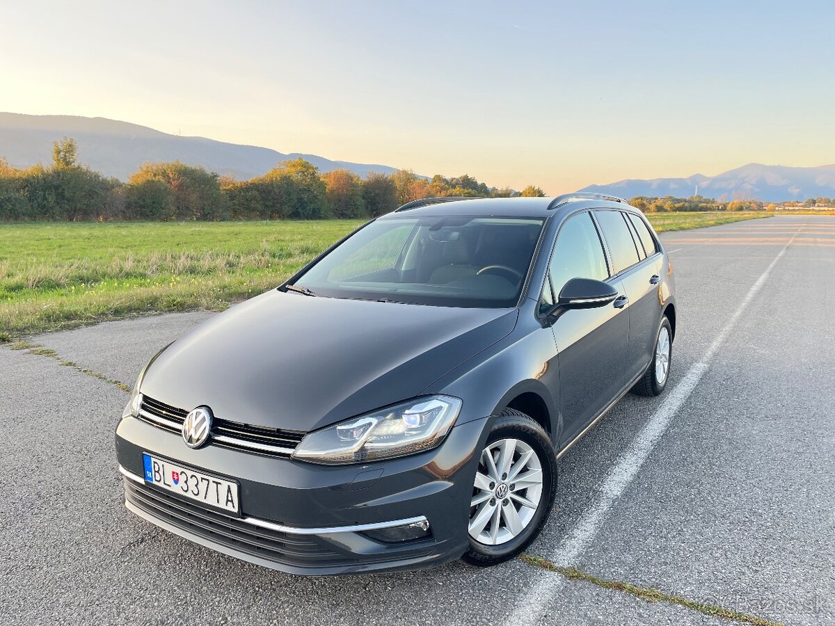 VW Golf 7 1.6TDI 2018, kúpený v SR, FULL LED