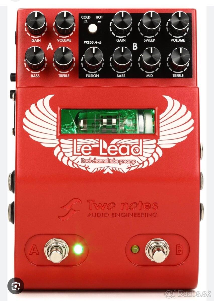 Two Notes Le Lead tube preamp overdrive DISTORTION Midi