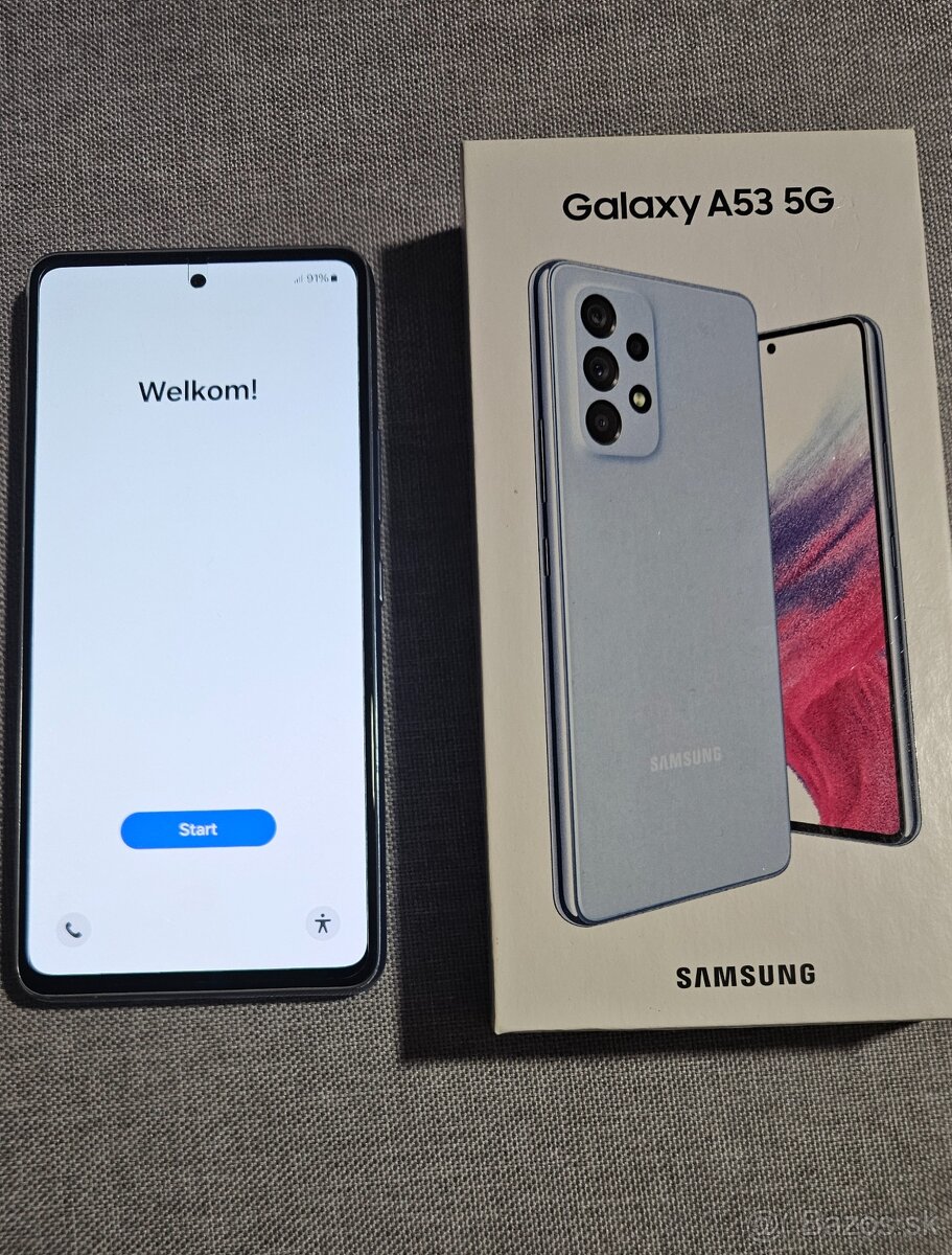 REZERVOVANÉ Samsung A53 5G modrý