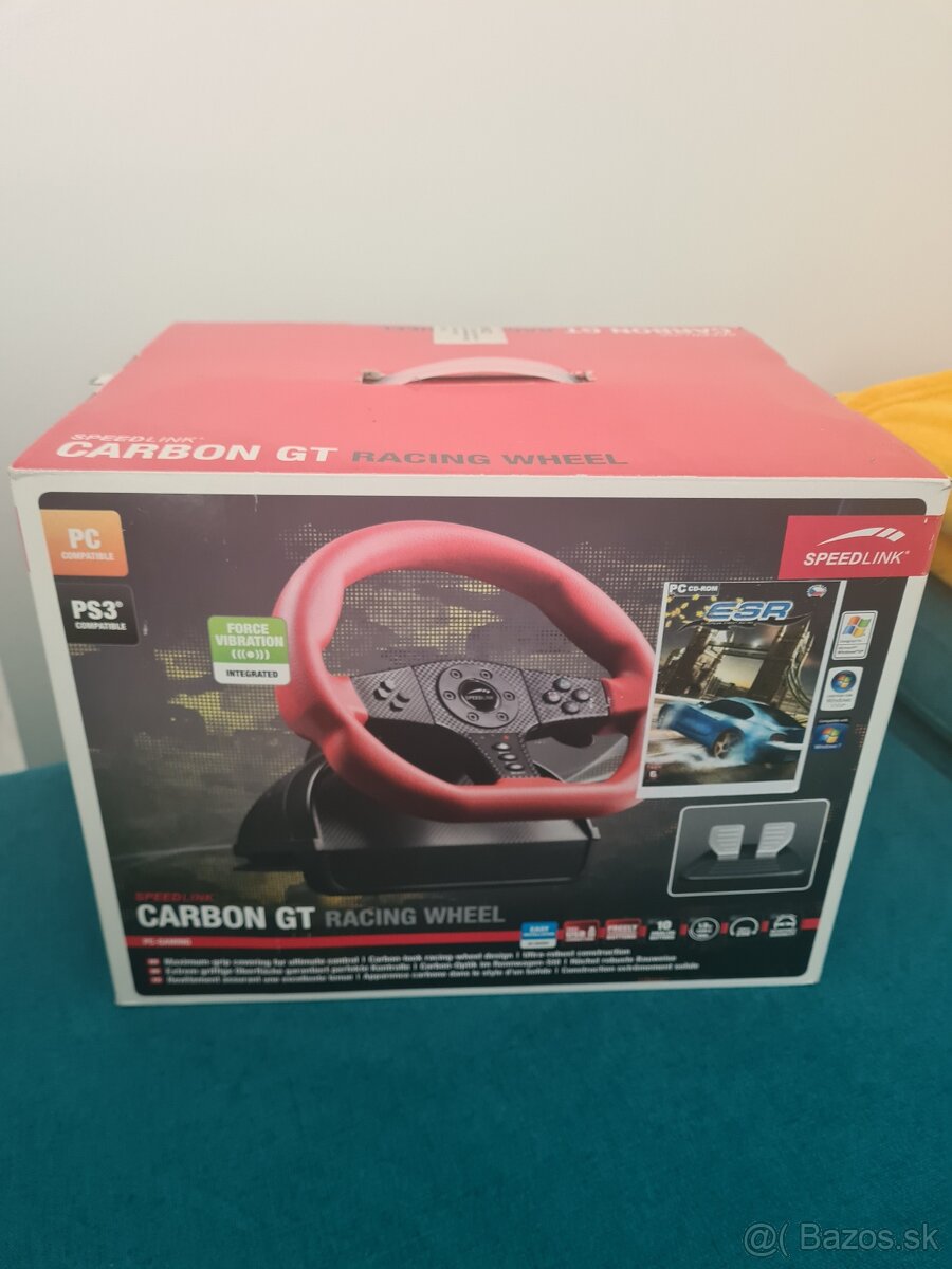 Carbon GT racing wheel/ volant k PC