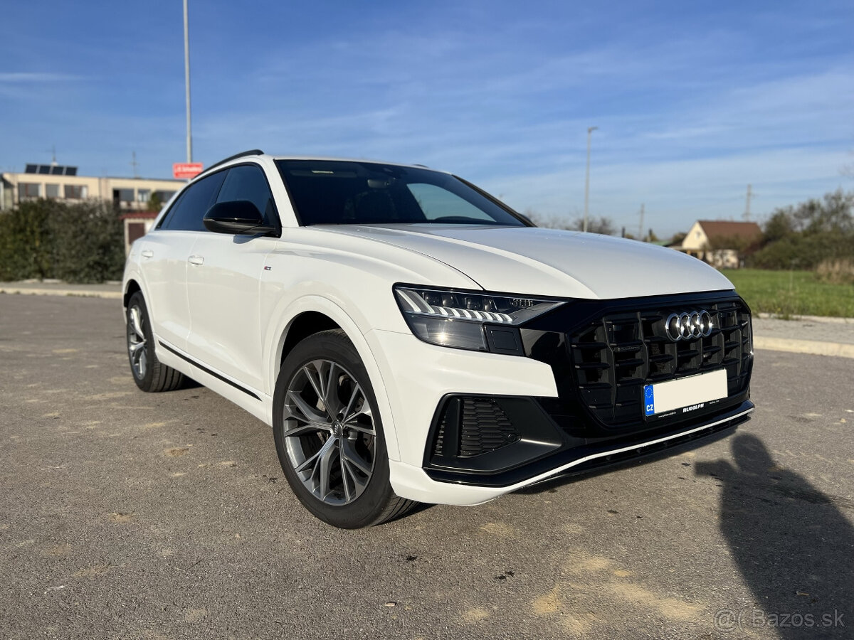 Audi Q8 50 TDI S-line, mod.: 2019, DPH + sada zimních alu