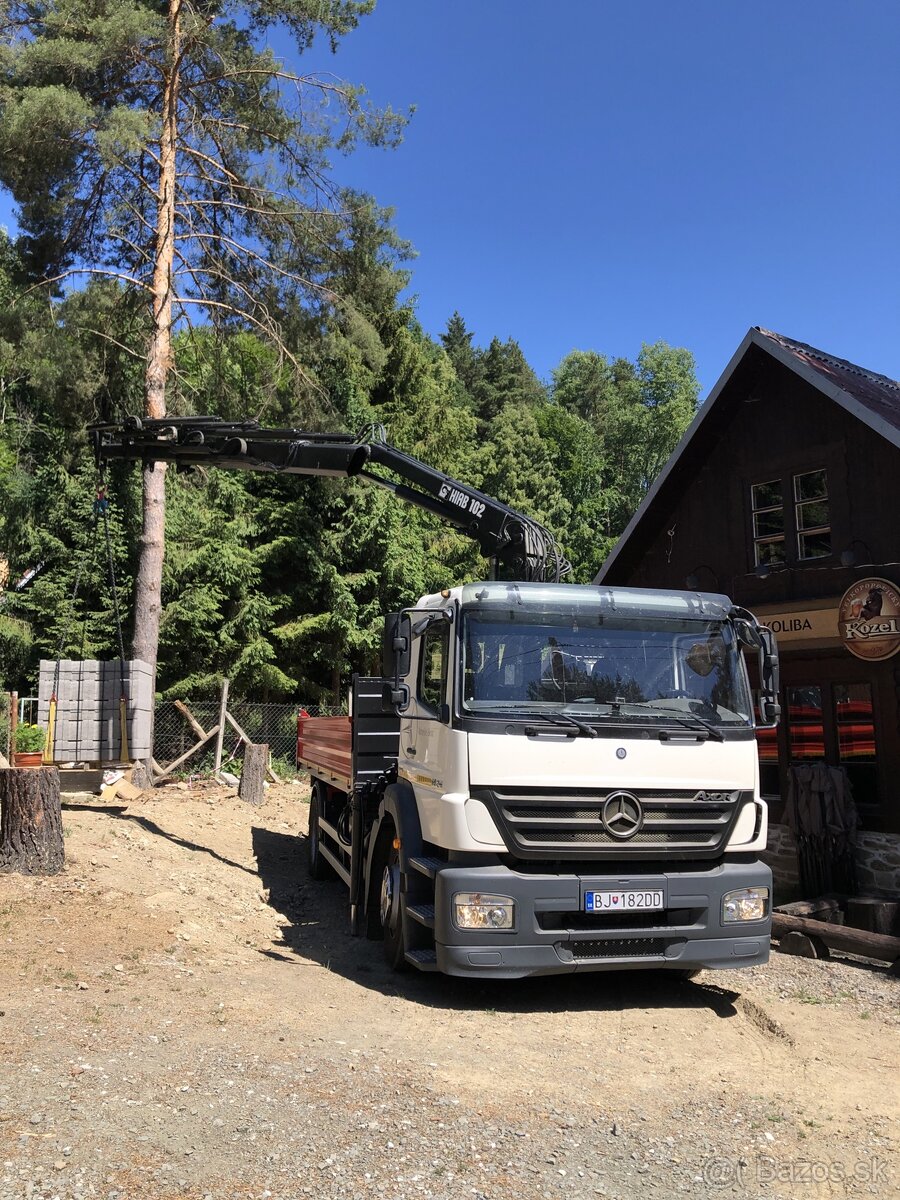 MERCEDES-BENZ AXOR 1829 SKLÁPAČ S3 HYDRAULICKÁ RUKA EURO 5