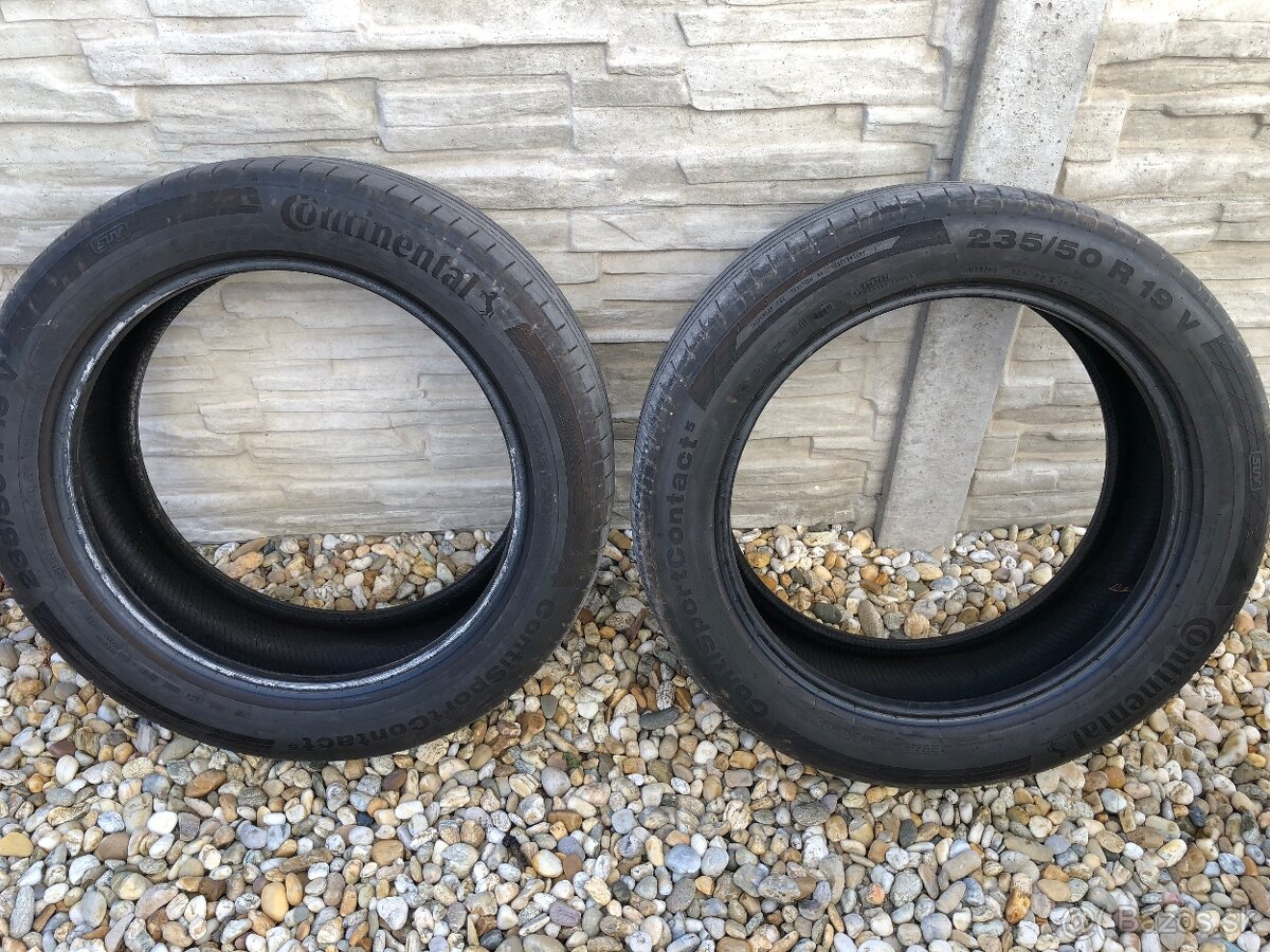 Letné 2ks Continental 235/50 r19