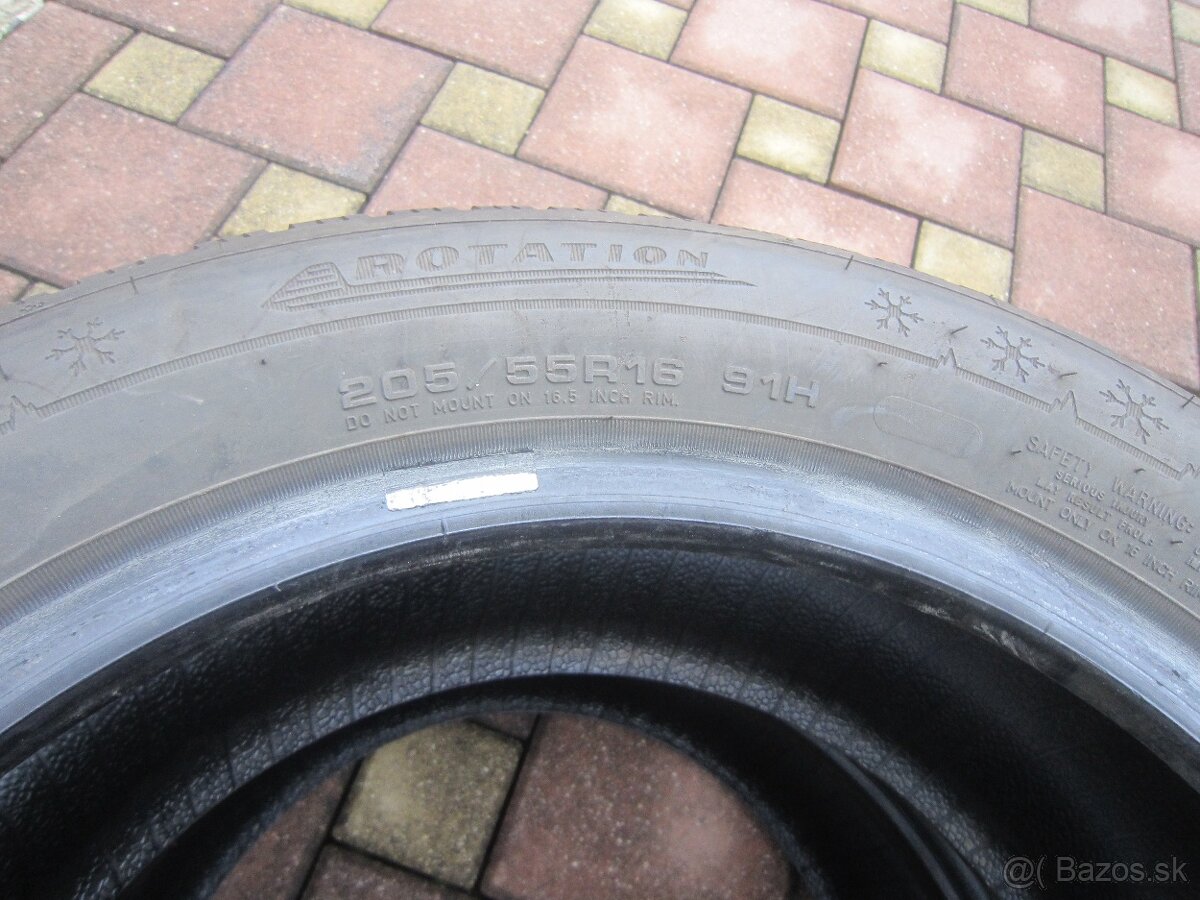 205/55R16 91H zimne pneu Dunlop 2ks + Goodyear 2ks