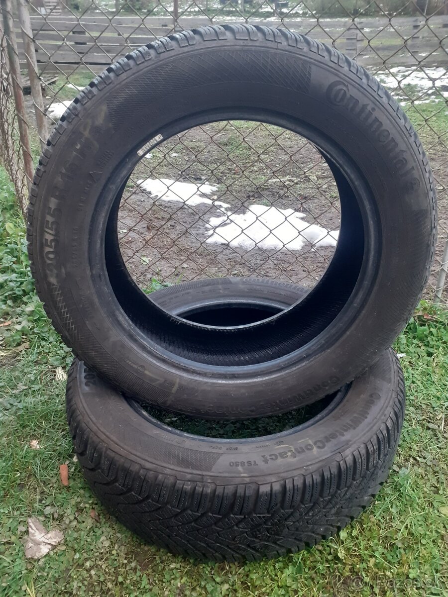 CONTINENTAL 205/55 r16 zimne pneumatiky