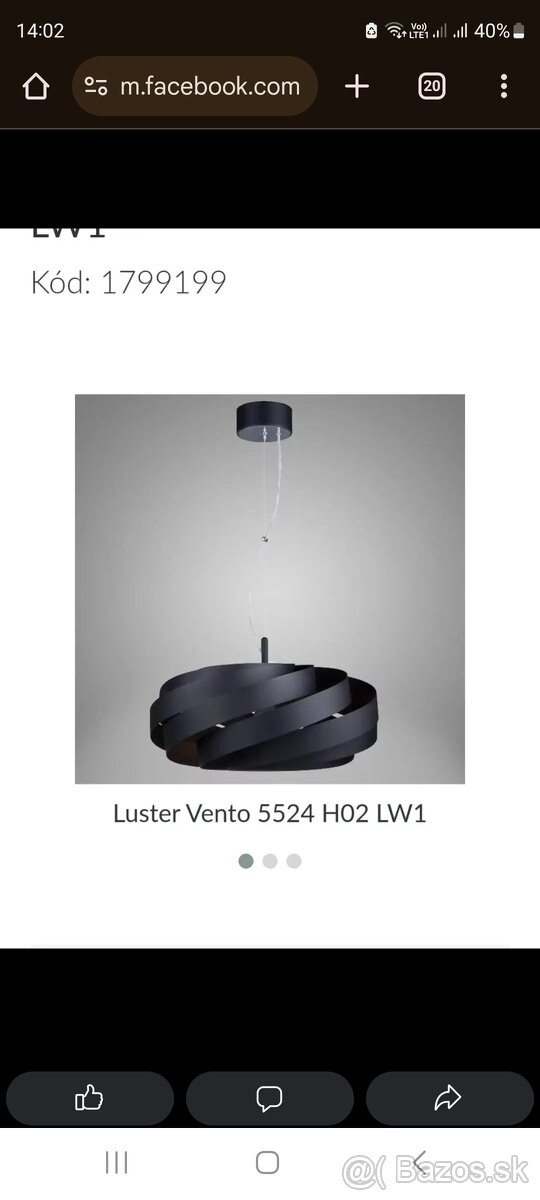 Luster Vento