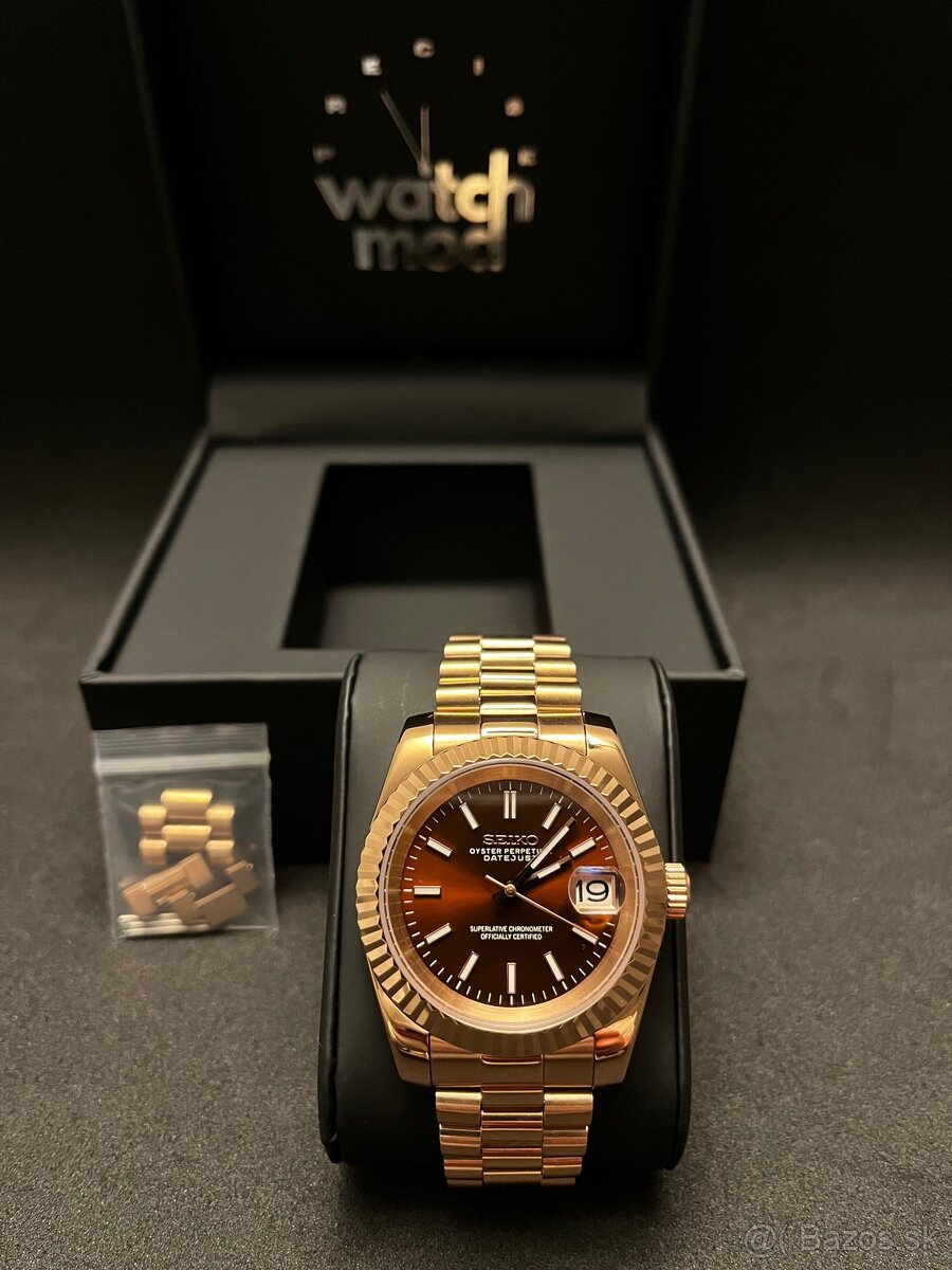 Seiko mod Datejust Chocolate