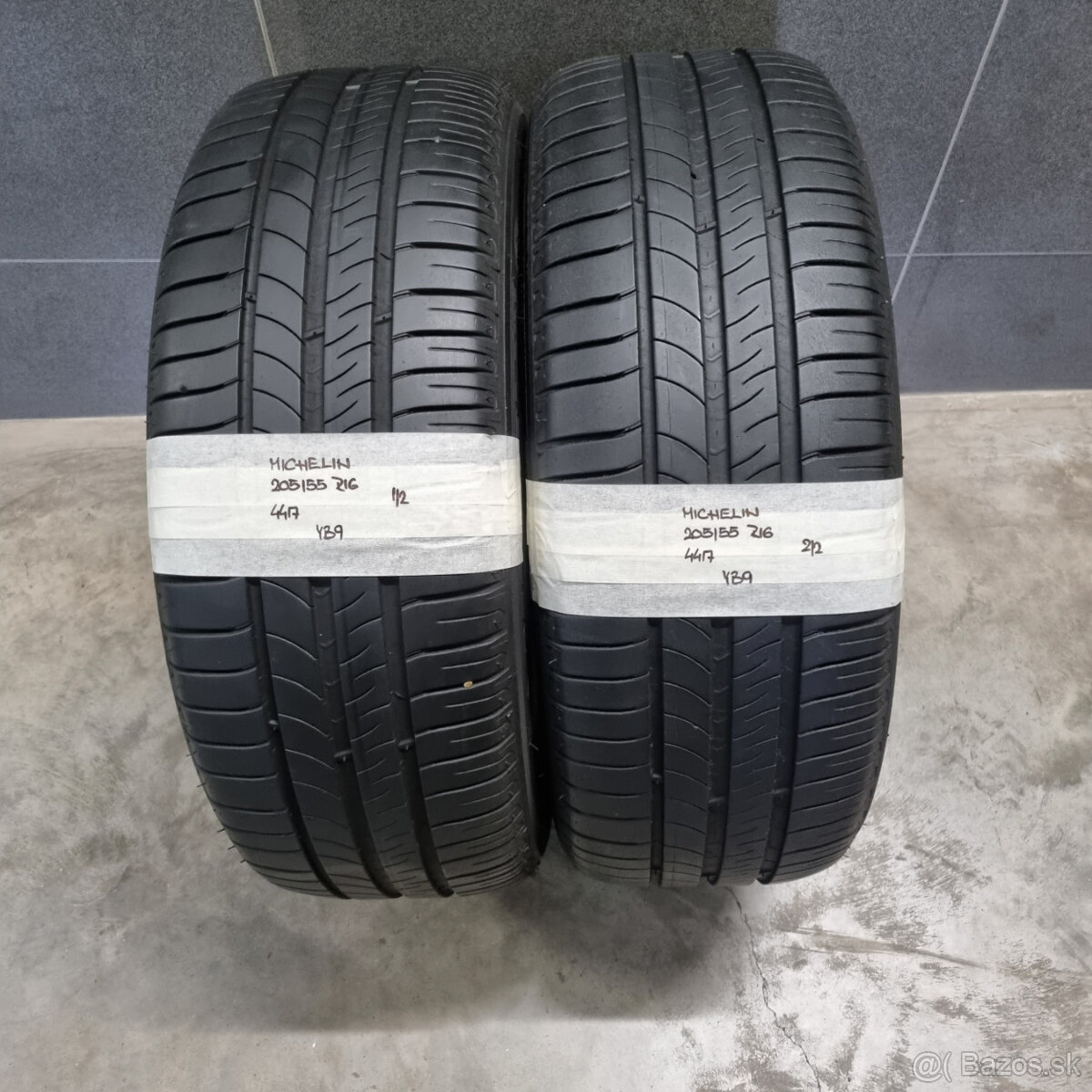 Letné pneumatiky pár 205/55 R16 MICHELIN