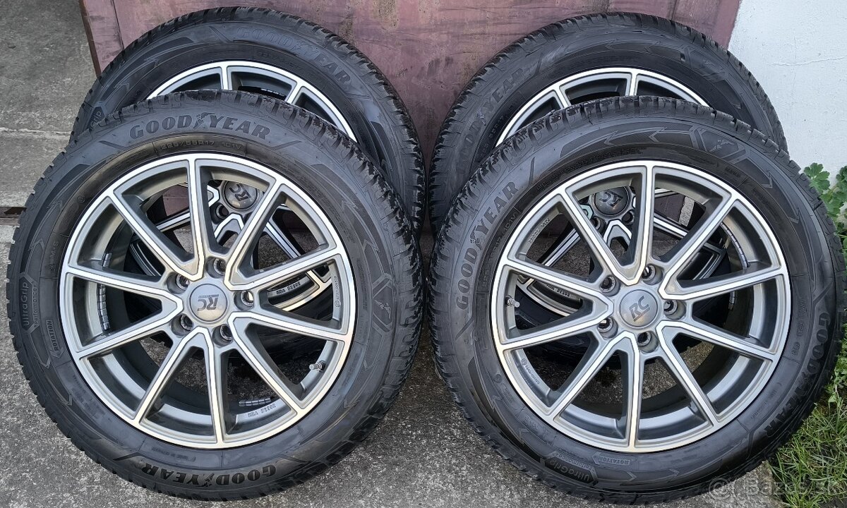 5x114,3,r17,7J,et43,BROCK-225/55r17-dot:2022-8mm+TOP stav