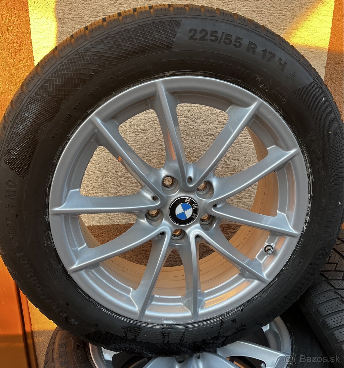 5x112 R17 IS27 ET27 7,5J  + 225/55 R17 Continental zimné