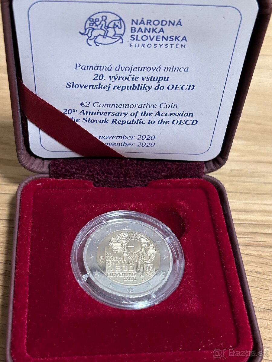 2€ PROOF 20. Výročie vstupu do OECD 2020