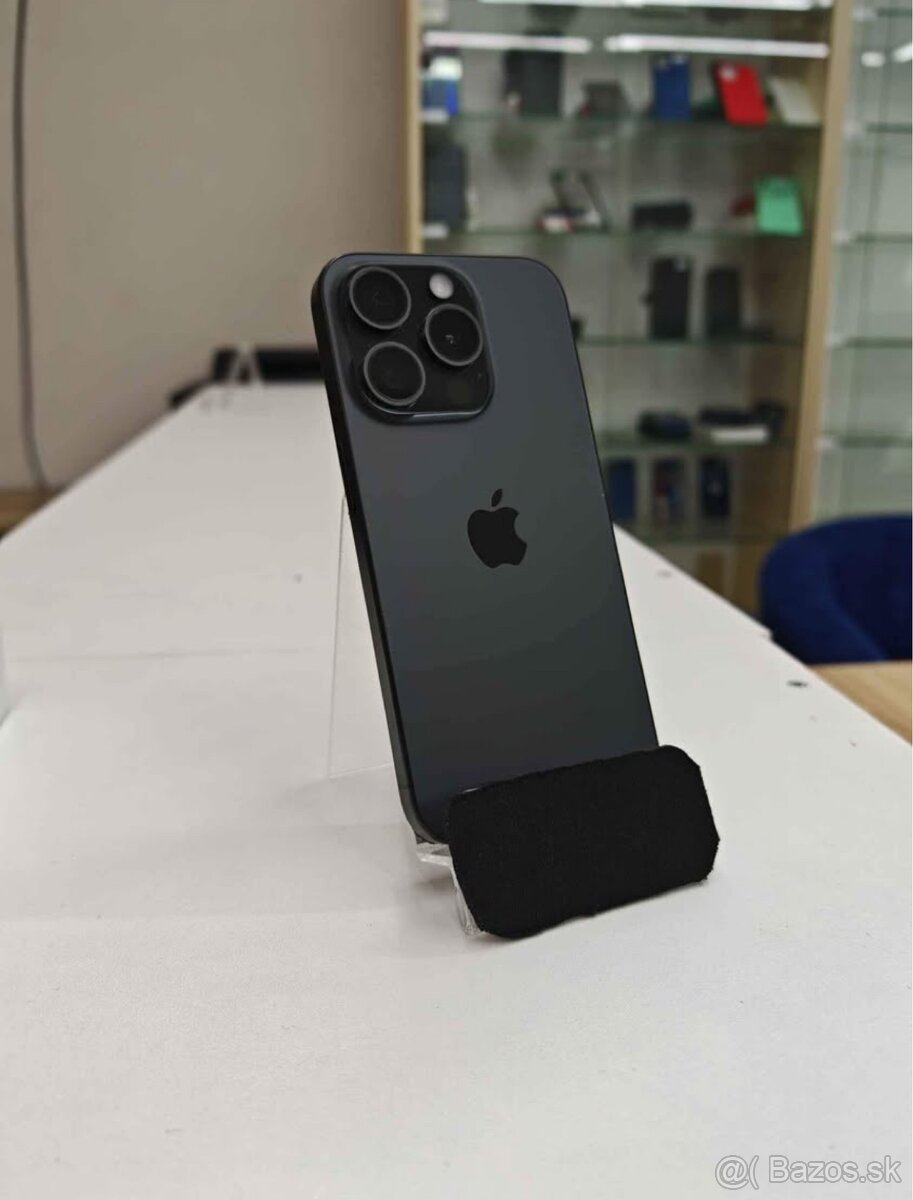 IPhone 15 Pro 256GB Černý Titan (NOVÝ)